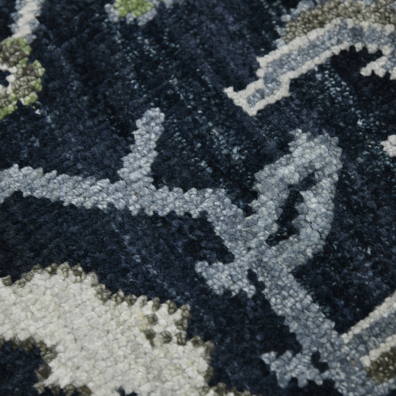 Bristol Wool Geometric Area Rug, Rectangle 8' x 10'