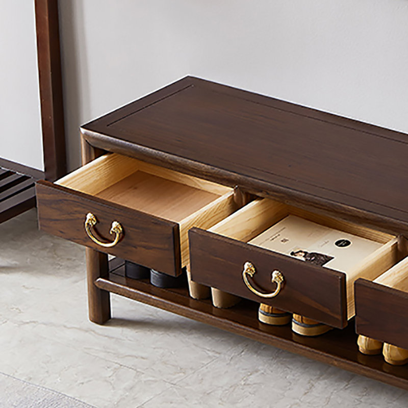 47.2in Retro style Shoe Storage Bench