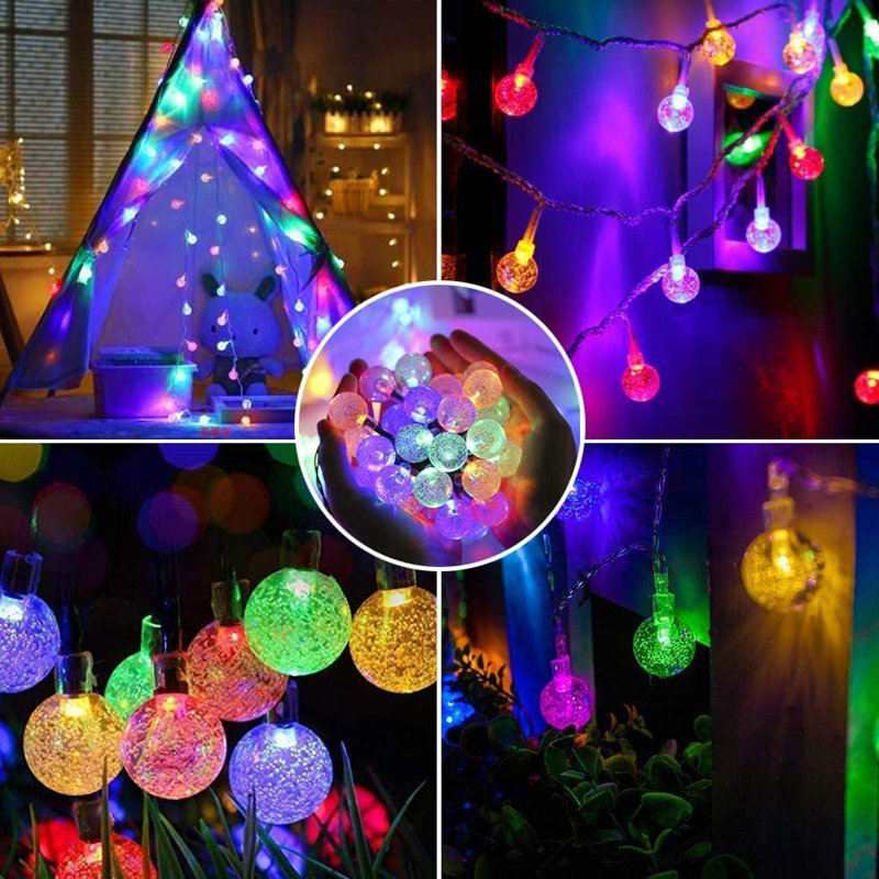Amandalee 30 - Bulb 2'' Solar Powered LED Fairy String Light