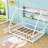 Full Wood Bed With Guardrails-2038903791