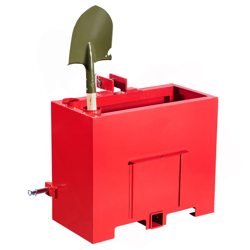 Contrepoids pour attelage rapide à 3 points de catégorie 1 Ballast Box - rouge