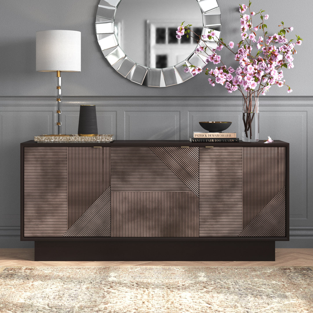 Beader 71'' Sideboard Bassett Mirror