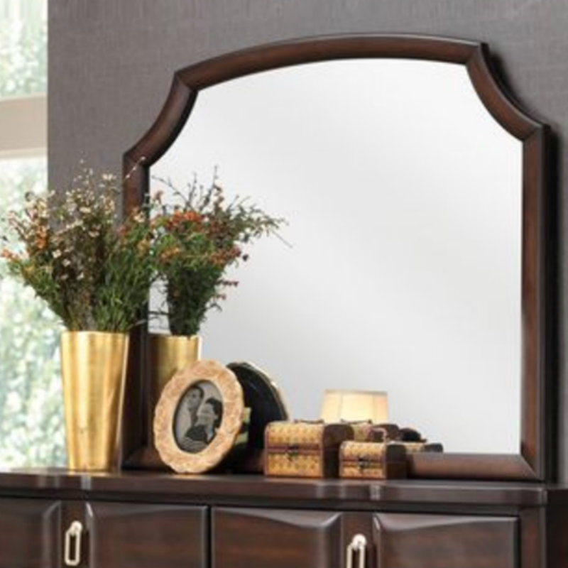 Miroir House, 35,03 po x 39,03 po, Gris anthracite