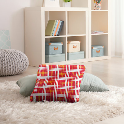 Housse de coussin carrée en forme de ballon de football Kansas City