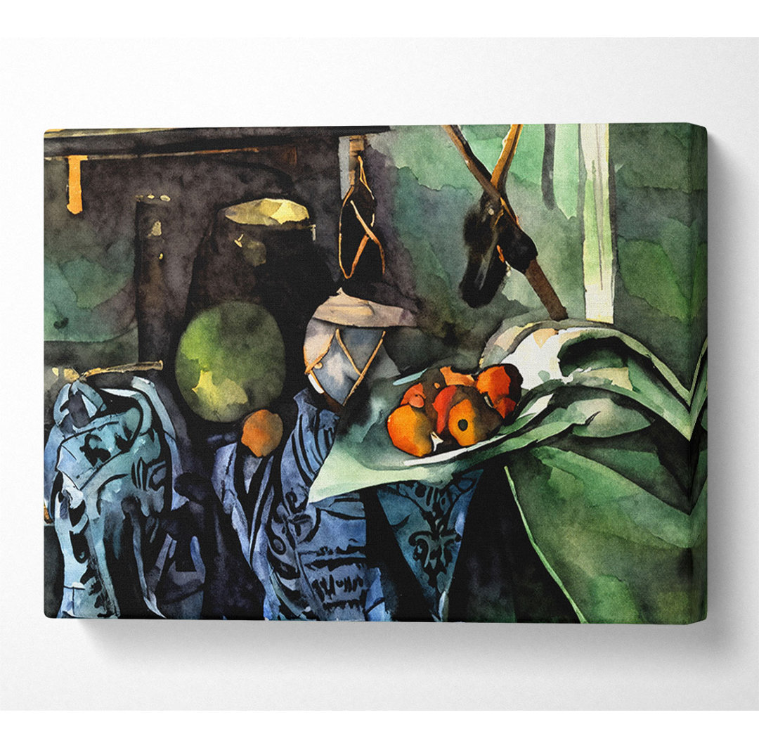 Cezanne Stillleben mit Aubergine - Druck