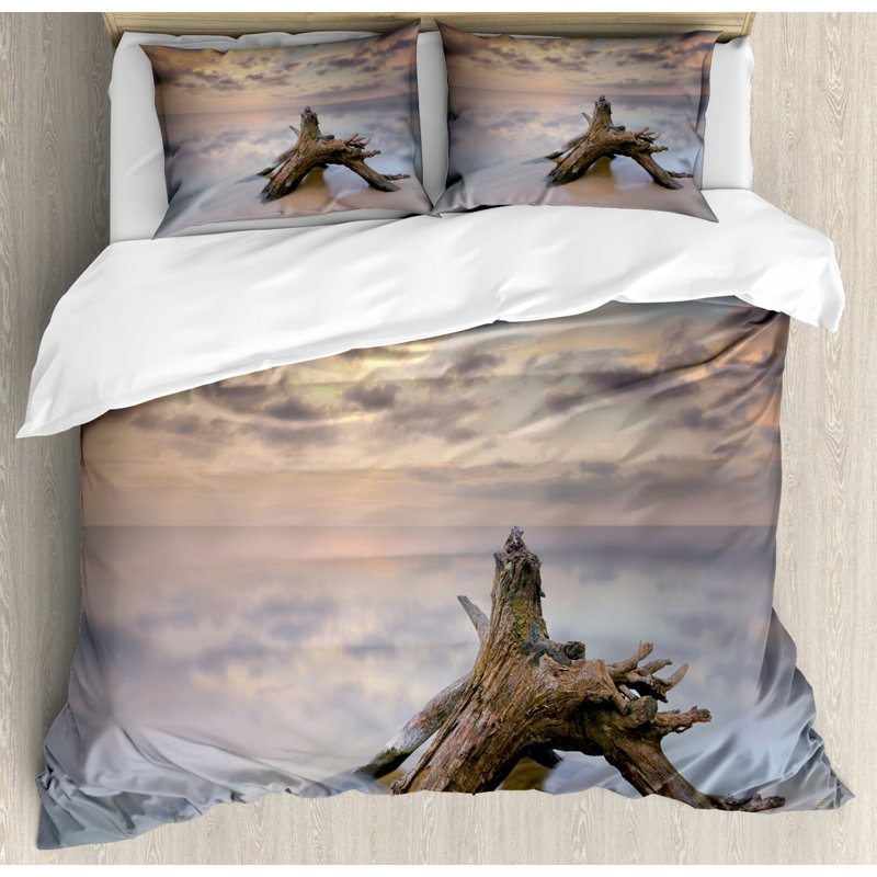 Coastal Duvet Cover, Queen Duvet Cover + 2 Standard Shams