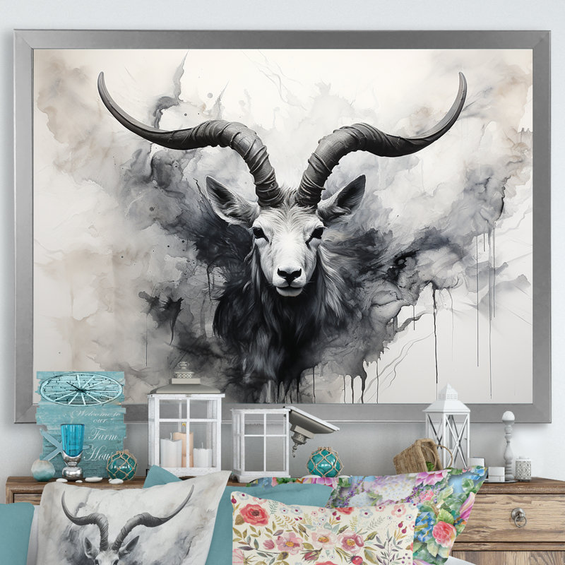 Marcellene, antilope_106406, H 16 po x l 32 po x P 1 po, Impression argent sur toile encadrée