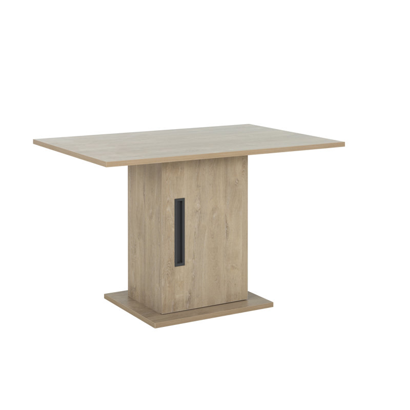 Rotteck Dining Table, Blond Oak