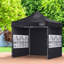 Auvents portables et abris de jardin (doit inclure le cadre) Cadre en acier 10 x 10 noir