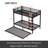 Metal Bunk Bed With Twin Size Trundle-969118964
