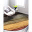 Tapis contemporain Arabica à rayures épaisses