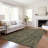 Premium Machine Washable Tiream Green Rug-1721303561