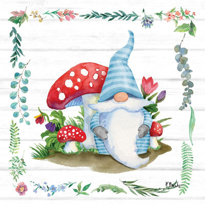 «Spring Gnome II» par Paul Brent (24 x 24) # BNT1567
