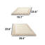 Ensemble de tapis de bain antibactérien antidérapant 2 pièces CloudSoft