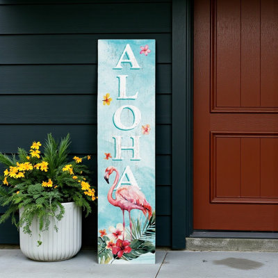 Enseigne de porche 36 "Aloha