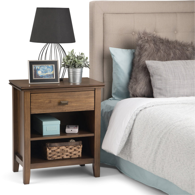 Bedside Table, Brown
