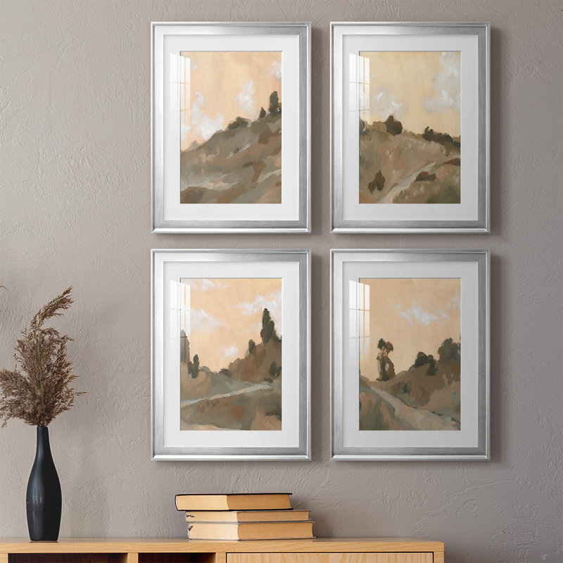 Hillside Walking Path III, reproduction encadrée de qualité supérieure - prête à être accrochée