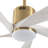 52" 5-Blade Modern LED Ceiling Fan with Light Kit and Remote Control-843147405