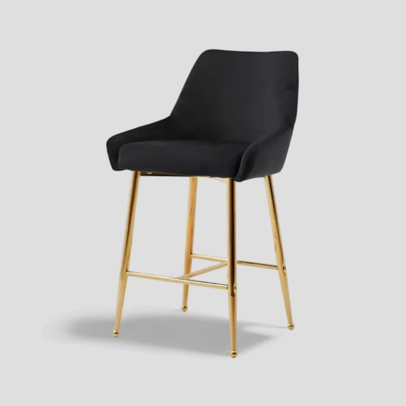 Tabouret de comptoir Nevaehrose, Noir, noir, noir, noir