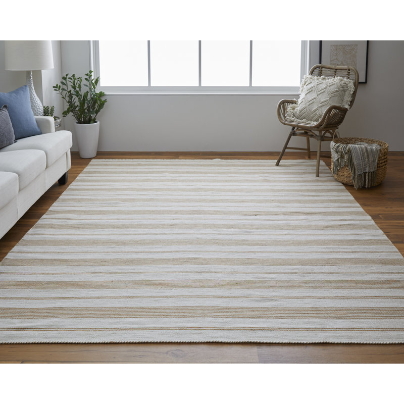 Tapis extérieur tissé à plat Adalae, Rectangle 8 pi x 11 pi