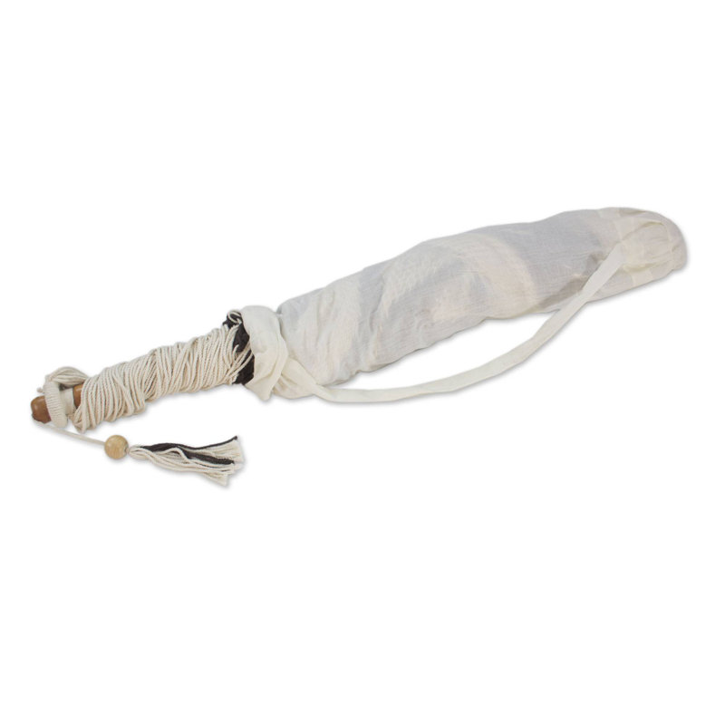 Chaise hamac Ranger, Noir / blanc