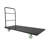 Heavy Duty Platform Truck, 2000 lbs Capacity, Industrial Steel Flatbed Cart with Swivel Wheels and Handle, Platform Hand Push Truck Dolly, Easy Storage, for Luggage Moving, 60 x 27.6 x 42.9 in-122933005