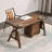 Simple style desk and chair set