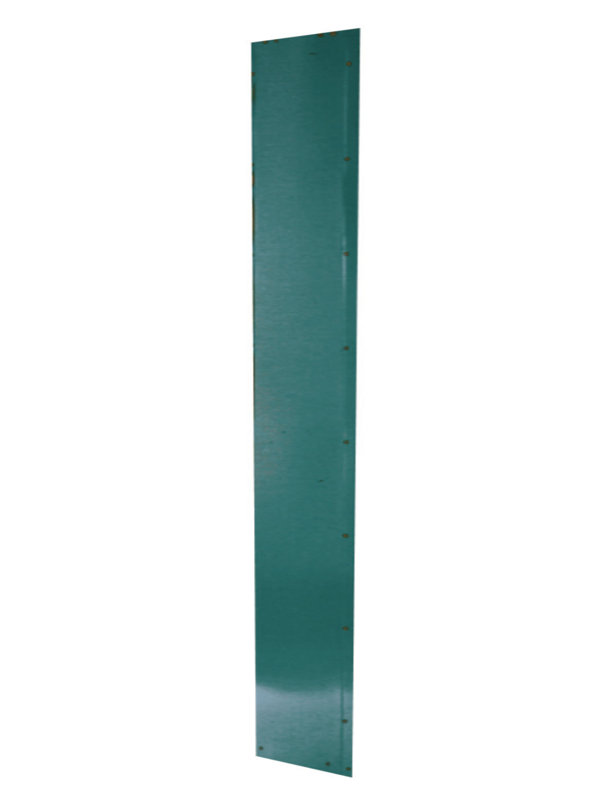 Panneau d'extrémité exposé universel de calibre 18, Brume verte, P 12 po x H 60 po