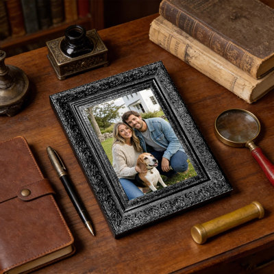 Black 3 PCS Versatile Picture Frame for 8" x 10" Photos and Holiday Gifting