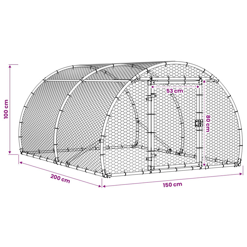 3 m² Chicken Coop