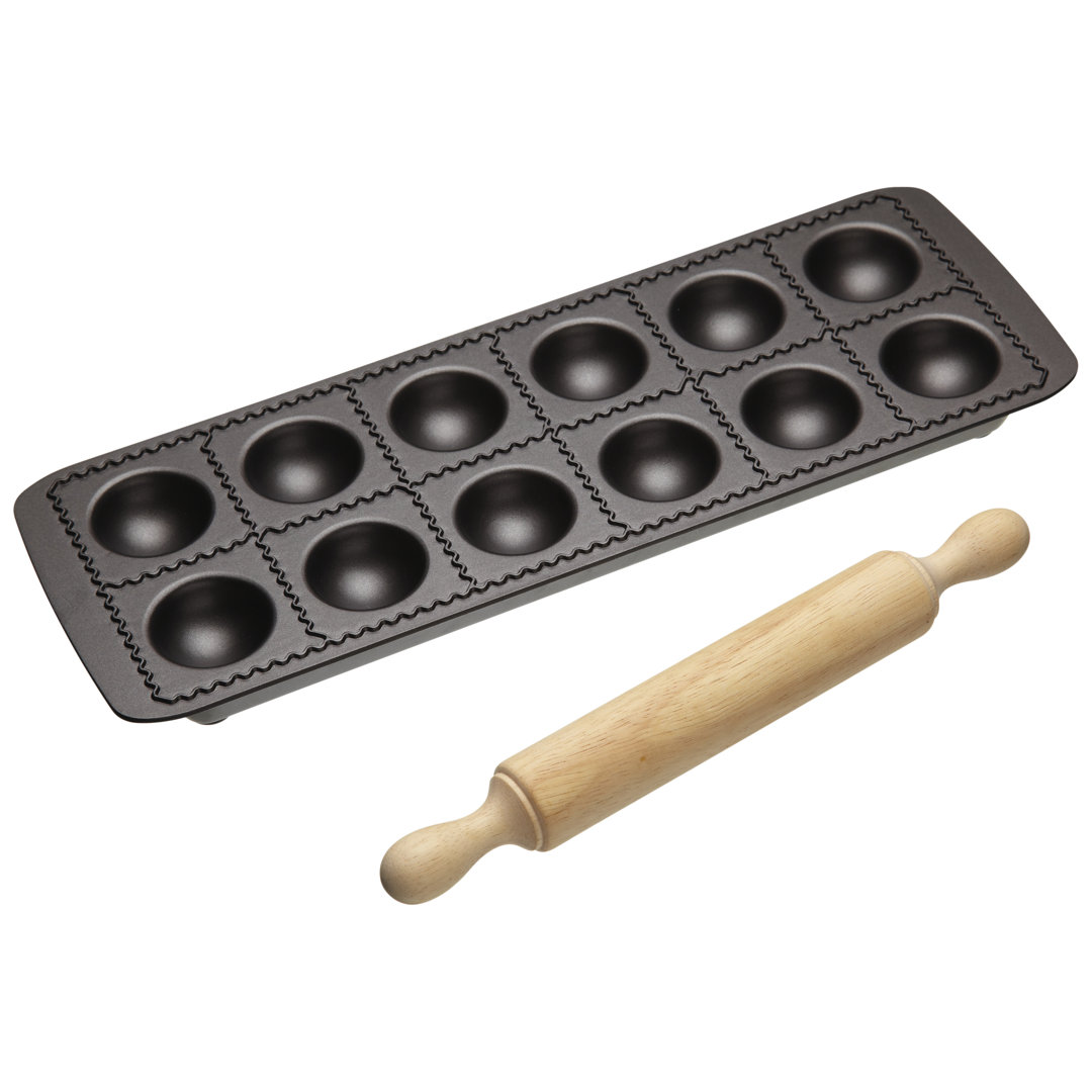 World of Flavours Italian 2 Piece Ravioli Maker Set