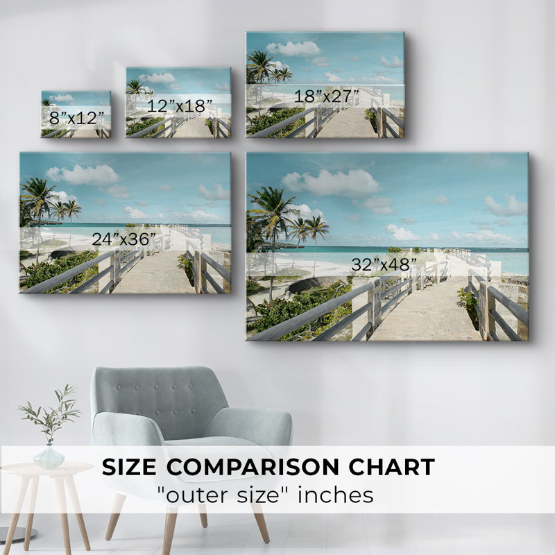 Passerelle Harrismith Beach - galerie Cavas, 12 x 18