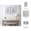Aldora Tan & Gold 28" Framed Canvas Art Set of 2 - Stone & Polyester Canvas Modern Glam Wall Decor