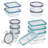 Snapware® Glass Food Storage - Set of 12 Containers