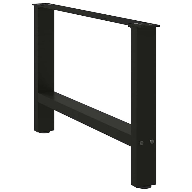 Seaira Coffee Table Legs Steel, 43cm H x 70cm W x 70cm D, Black