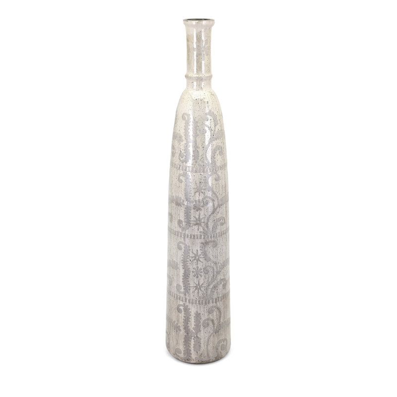 Vase de plancher en verre Mcquaig, H 35 po x l 7,1 po x P 7,1 po