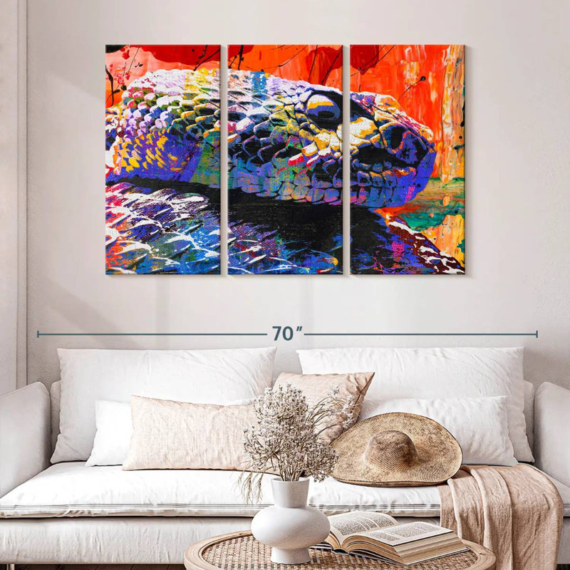 Western Diamondback, 32" H x 50" W