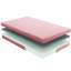 Matelas double et coussin en rose, mousse viscoélastique imprégnée de gel avec charbon, aéré pour un confort optimal 7 po, tissu respirant rose, sommeil gris anthracite