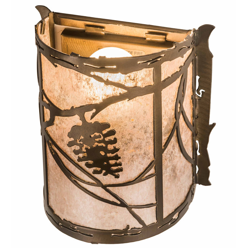 1 - Light Flush Mounted Sconce