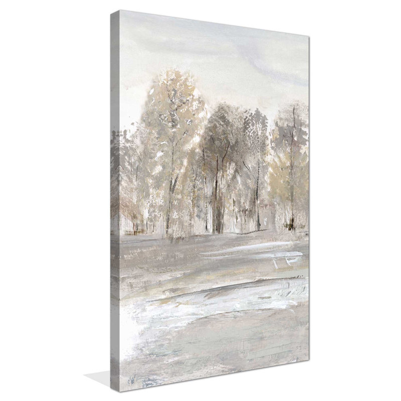 Meadow's Edge II - Peinture, L 18 po x H 30 po, Toile tendue