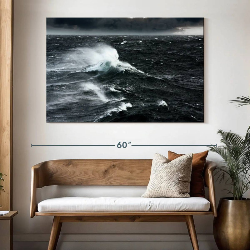 Alvord Ocean Strong Wind, 34" H x 51" W