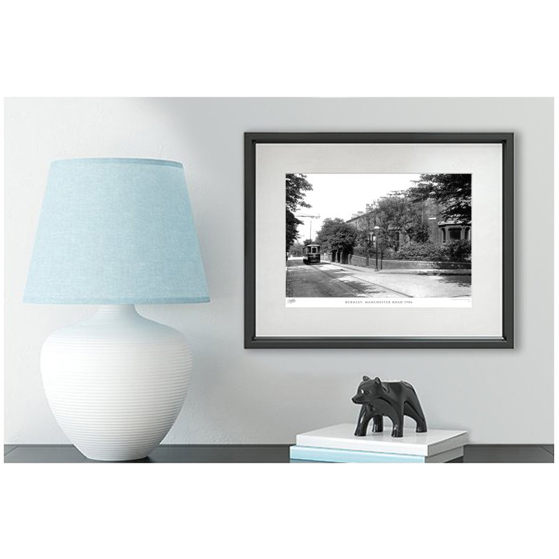 Burnley, Manchester Road 1906 - Single Picture Frame Print, 60cm H x 80cm W x 2.3cm D