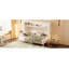 Lit escamotable avec tablettes, lit escamotable en métal au design pliable et peu encombrant