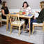 4 - Person Solid Wood Solid Wood Top Four Leg Dining Set
