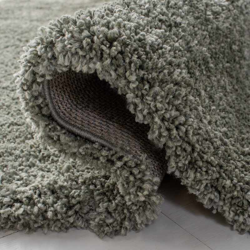 Elidge Shag Performance Solid Color Rug, Rectangle 4' x 6'
