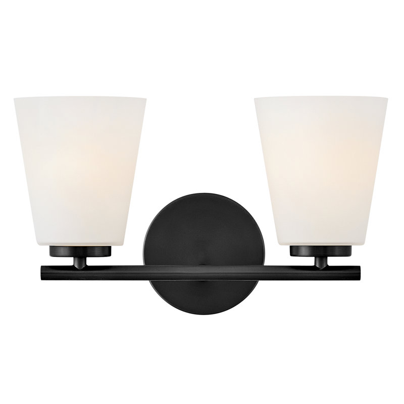 Lark Bri Bathroom Vanity Light, Black