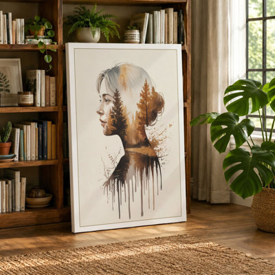 Autumn Mind Modern - Wrapped Canvas