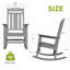 Chaise berçante pour foyer en PEHD-1653519346