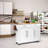 Aristel 48 " W Kitchen Island with Stainless Steel Top-203501347