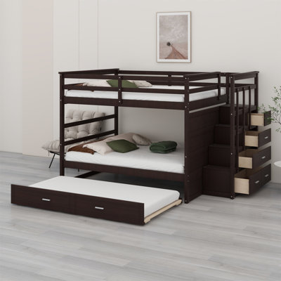 Bunk Bed With Trundle And Staircase